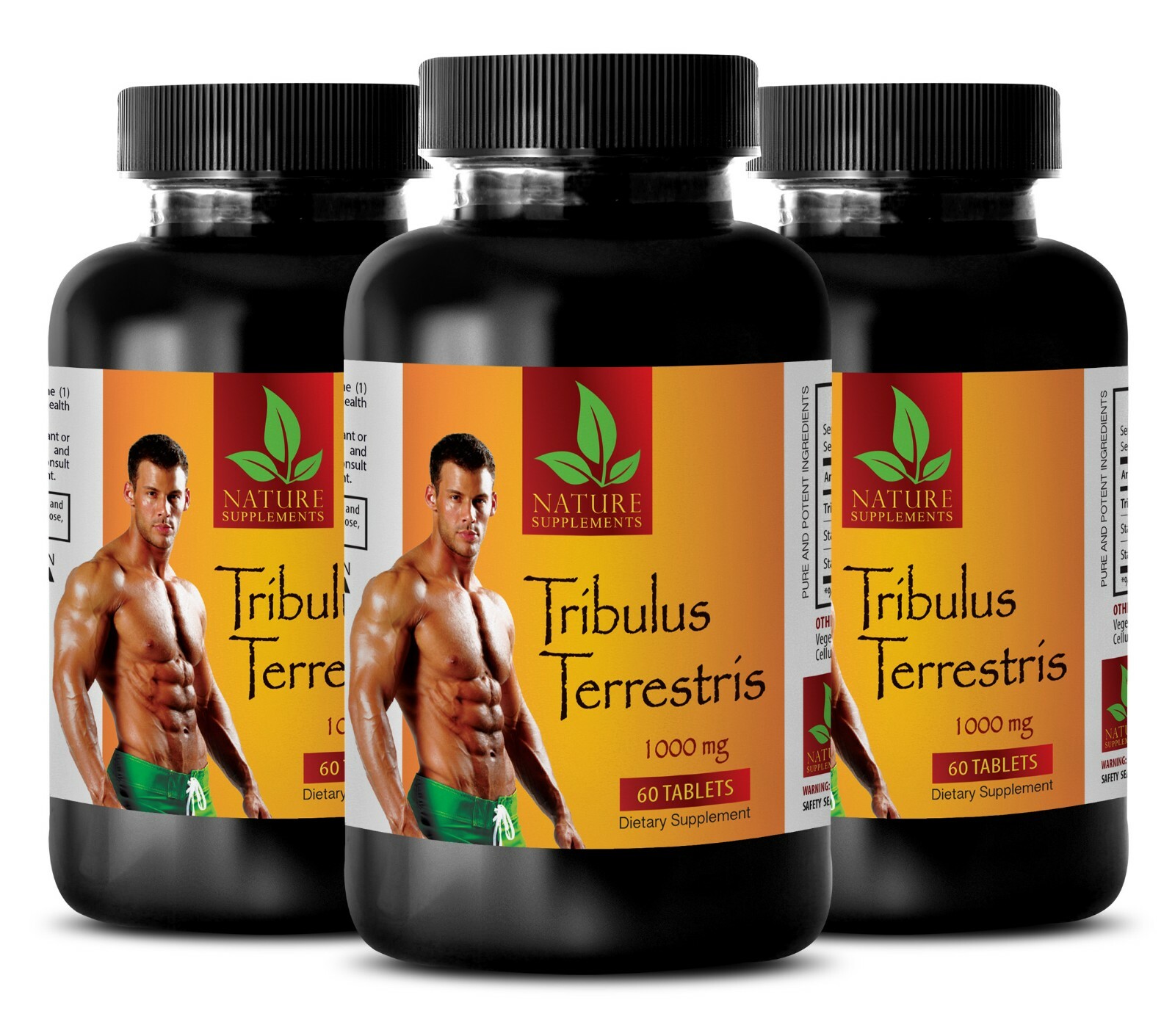 Saponins Extract – Tribulus Terrestris 1000mg Bulgarian Tribulus 3 Bot 180 Tab