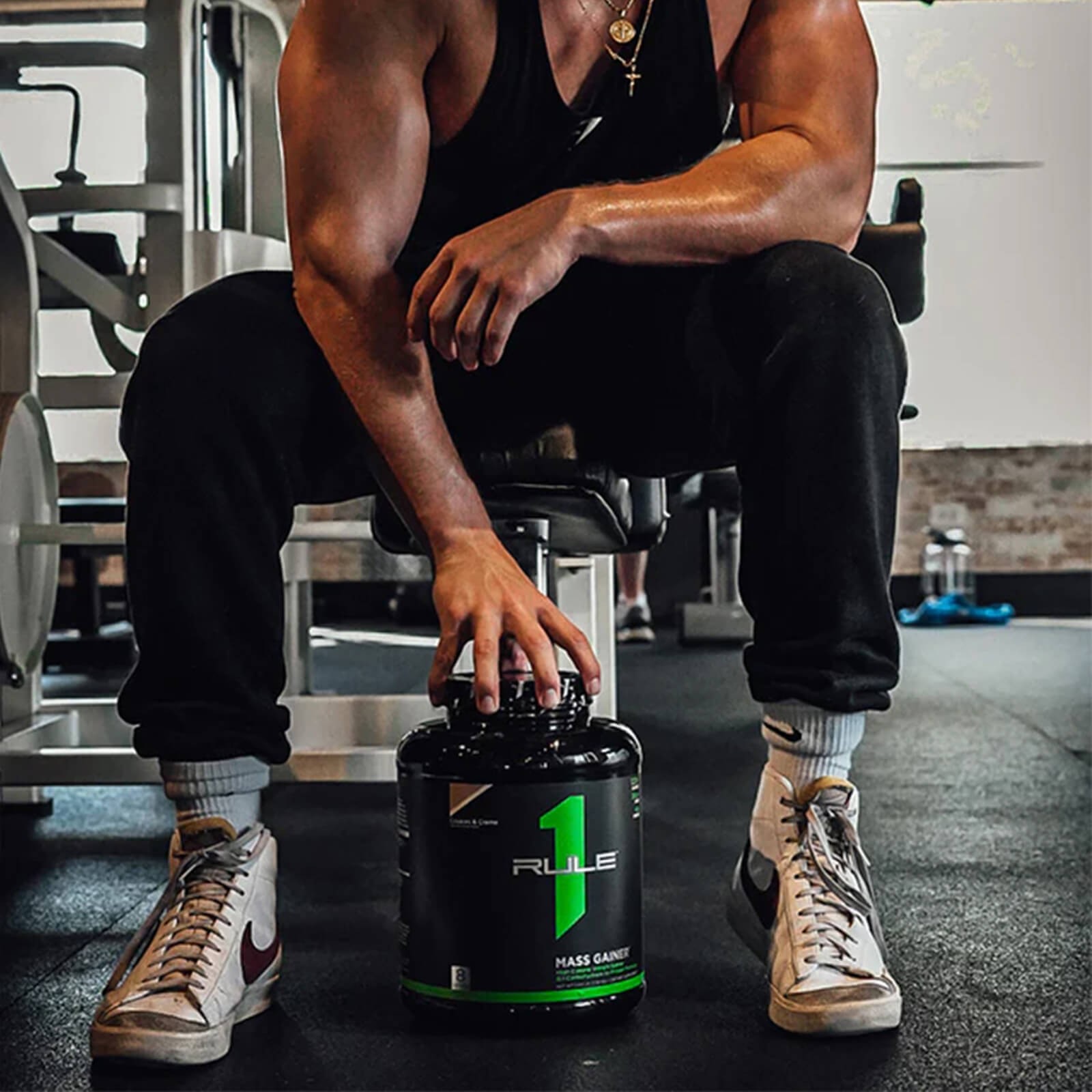 RULE 1 Mass Gainer 16 serv Vanilla Creme Mass Weight Gainer 11.46lb