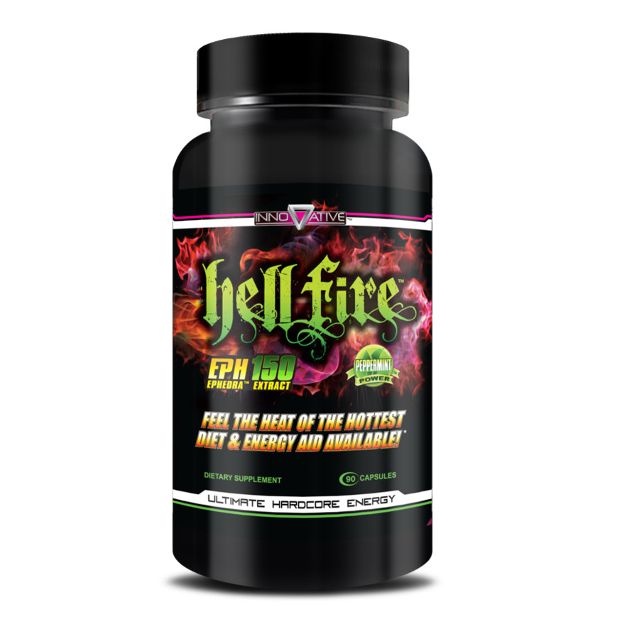 Hell Fire Strong Fat Burner Weight Loss Diet Energy 90 Caps Hi Tech SHIPS FREE