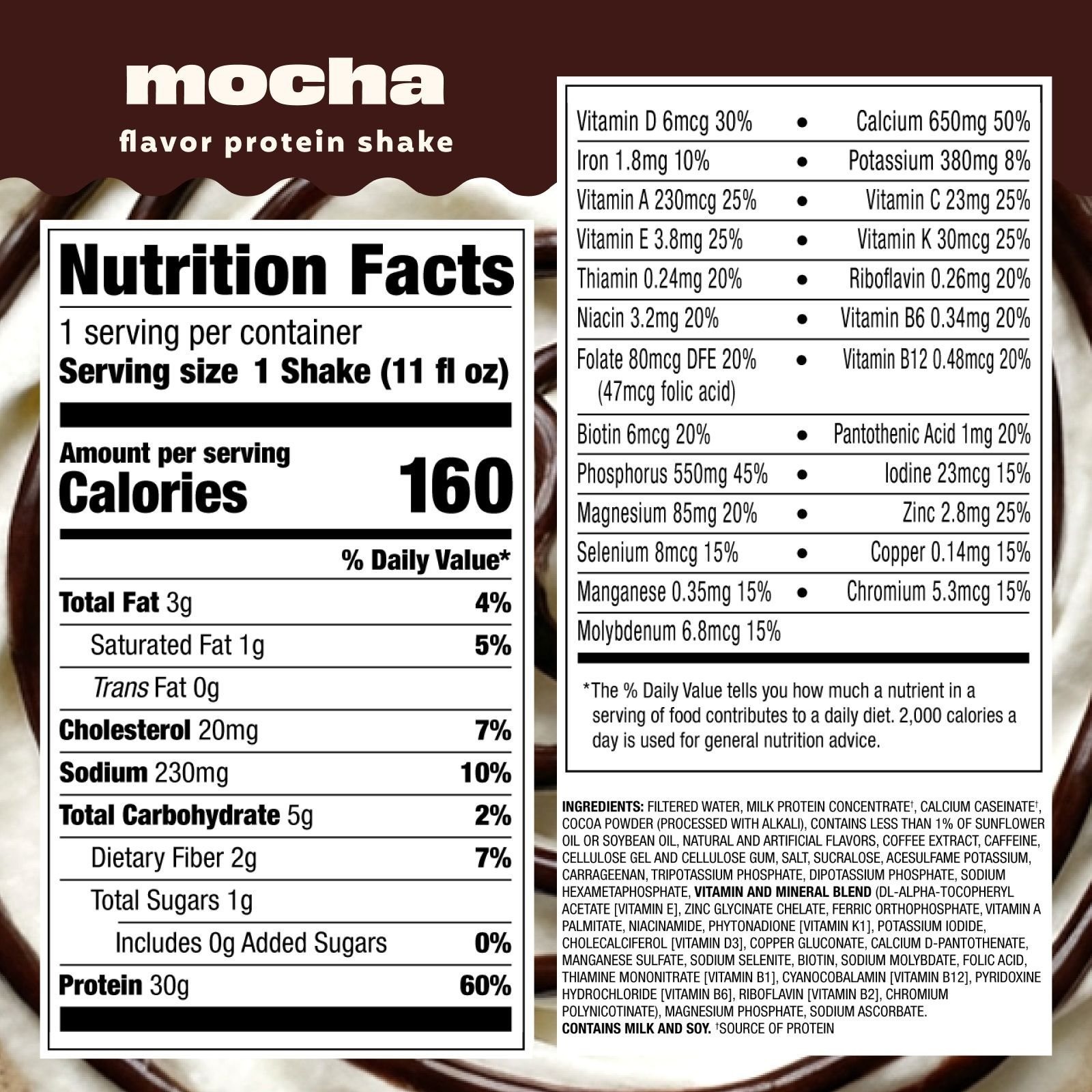 Premier Protein High Protein Shake, Coffeehouse Mocha, 11 fl. oz., 15 pk.