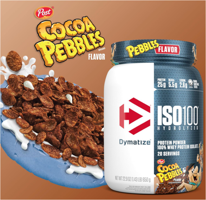 Dymatize ISO100 Cocoa Pebbles Whey Protein Isolate, 20 Servings