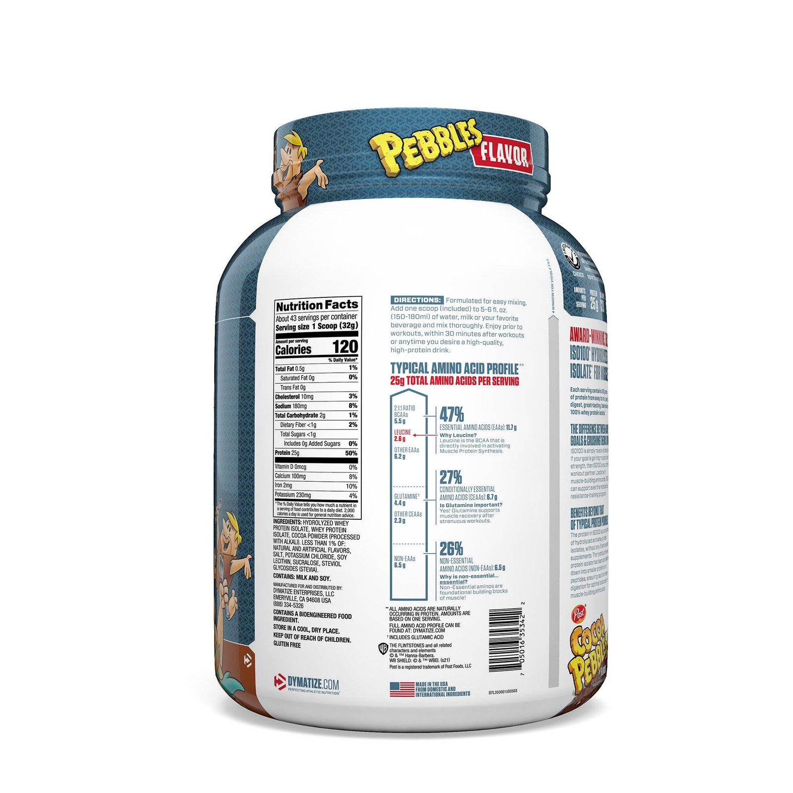 ISO100 Hydrolyzed – Cocoa Pebbles (43 Servings)