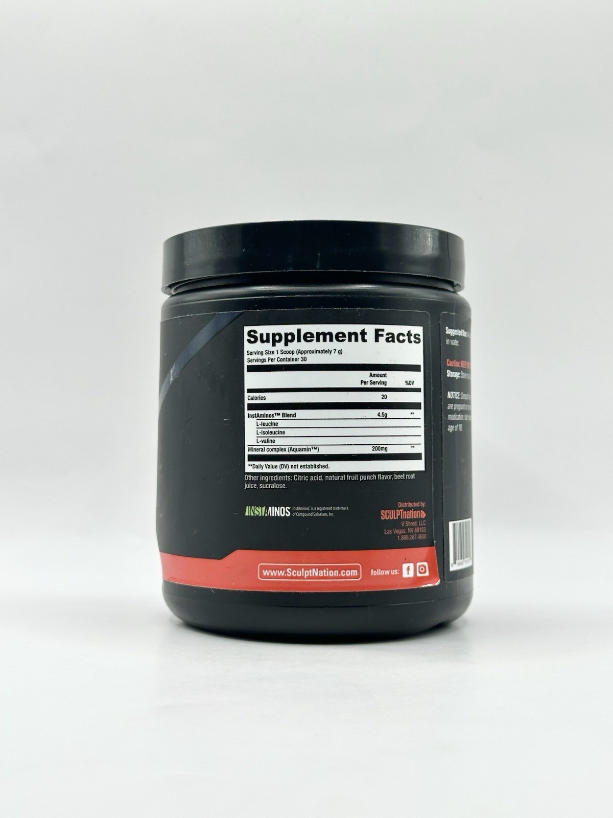 Sculpt Nation BCAAs Repair and Recovery – Fruit Punch Flavor (7.02 oz) *Dented