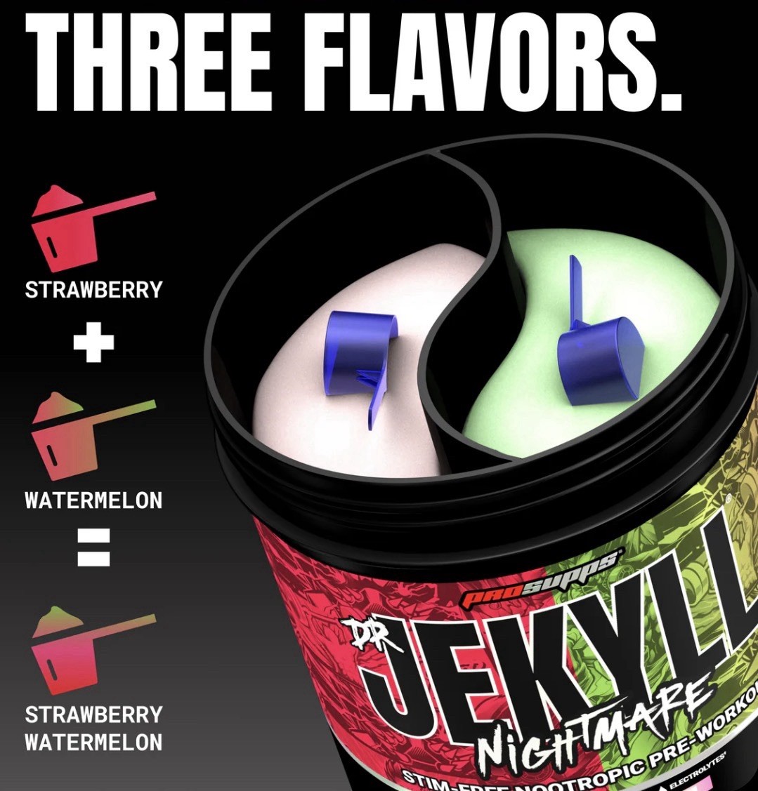 Dr. Jekyll Nightmare Dual Tub 1Lb 7 Oz Watermelon/Strawberry 40 Servings
