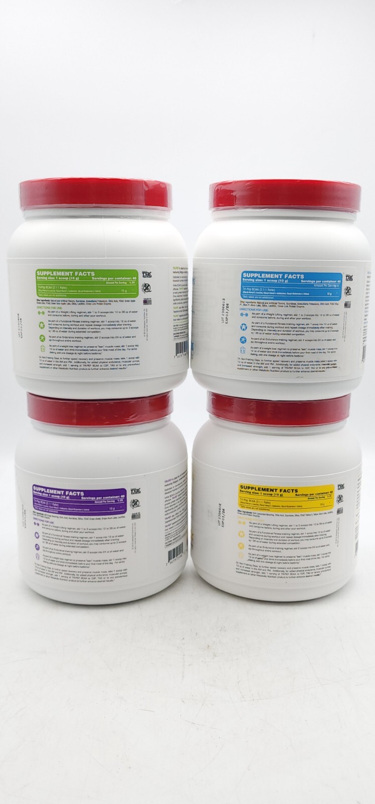 Metabolic Nutrition Tri Pep BRANCH CHAIN AMINO ACIDS (TRIPEPTIDES) 400g 40 Ser