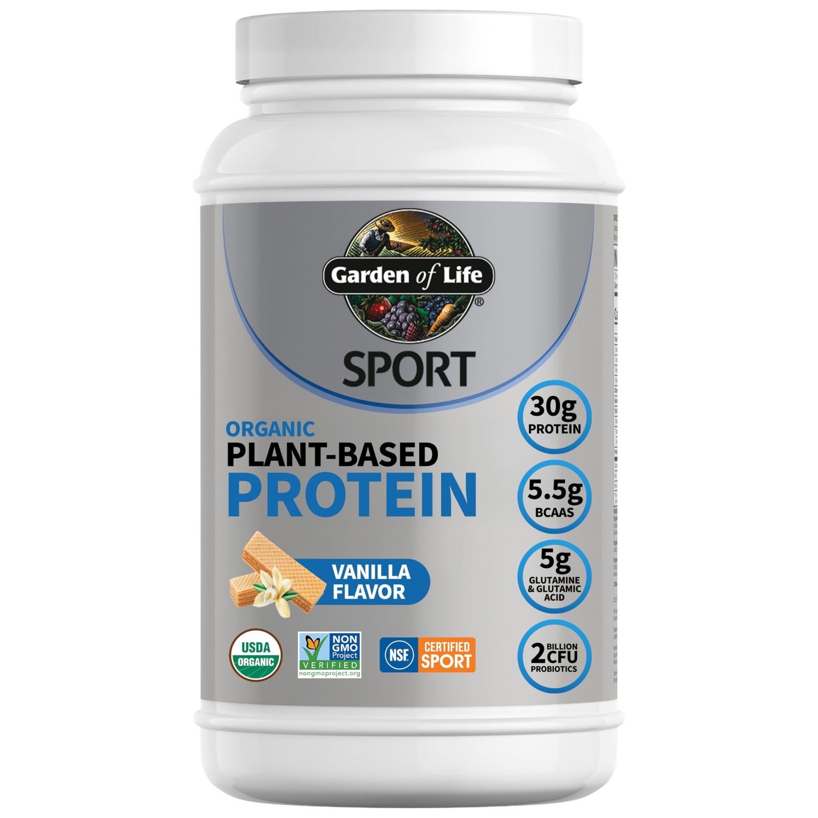 Garden Of Life Organic Vegan Protein Powder Probiotics Bcaas Nsf Certified