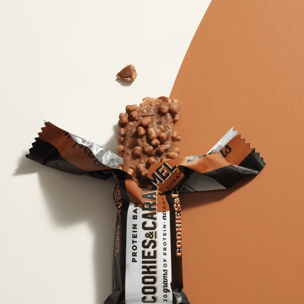 Barebells Protein Bar Cookies & Caramel 12 Bars Barebell Bar