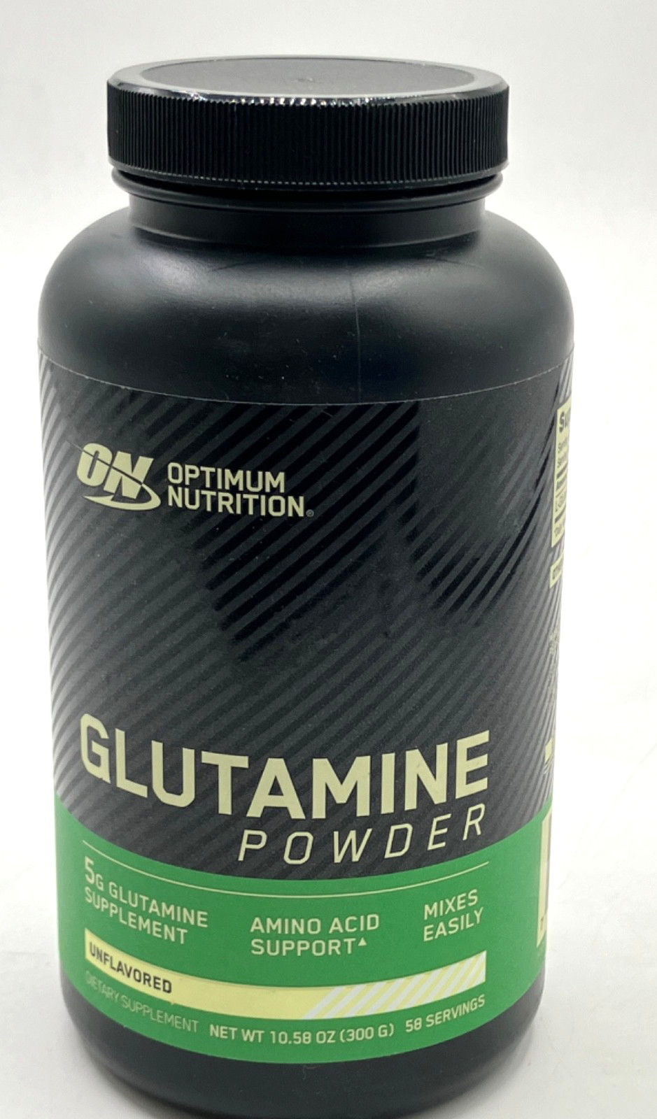Optimum Nutrition L-Glutamine Muscle Recovery Powder 300g Unflavored BB 05/2028