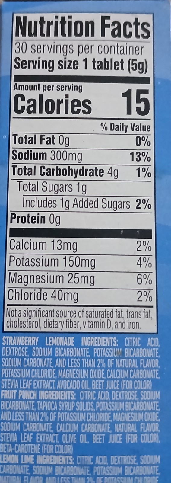 nuun Sport Hydration Electrolyte Tablets 30 Servings 3 Tubes Exp 08/2027