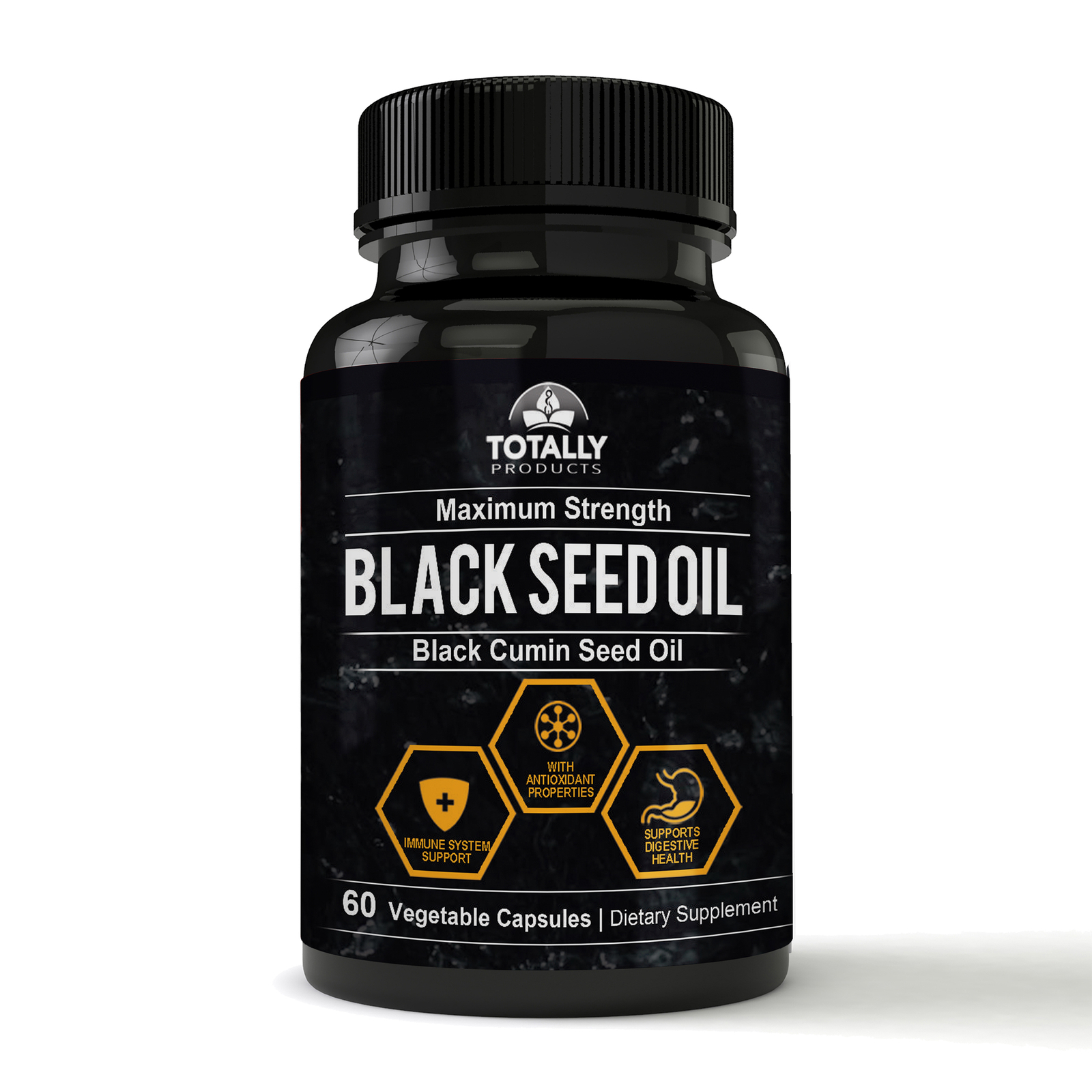 Probiotics Digestive Support & Black Seed Oil Immune Health Dietary Supplement