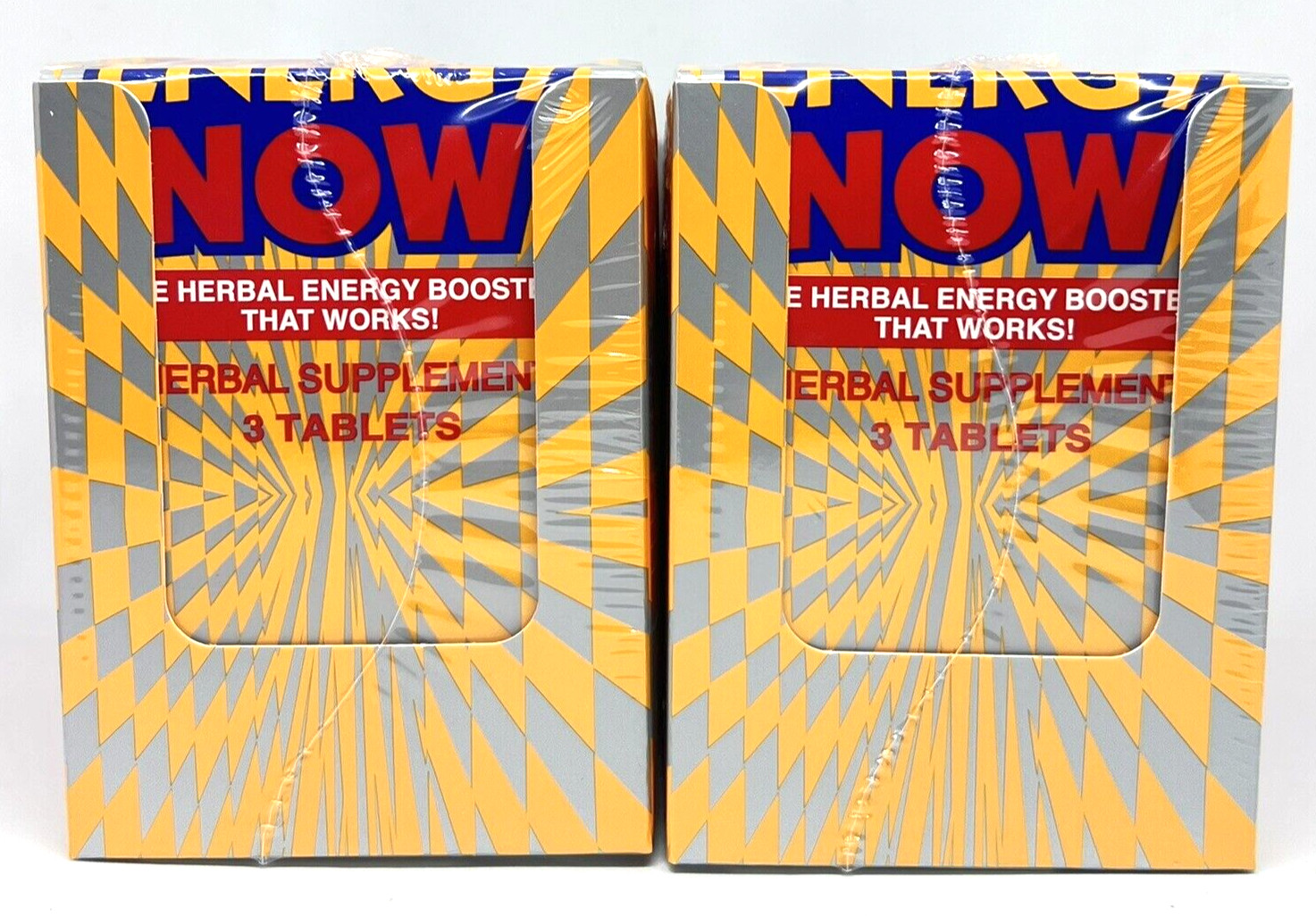 Ginseng Energy Now Ultra 3 Tablets 24 Packet Display Box (2 Boxes)