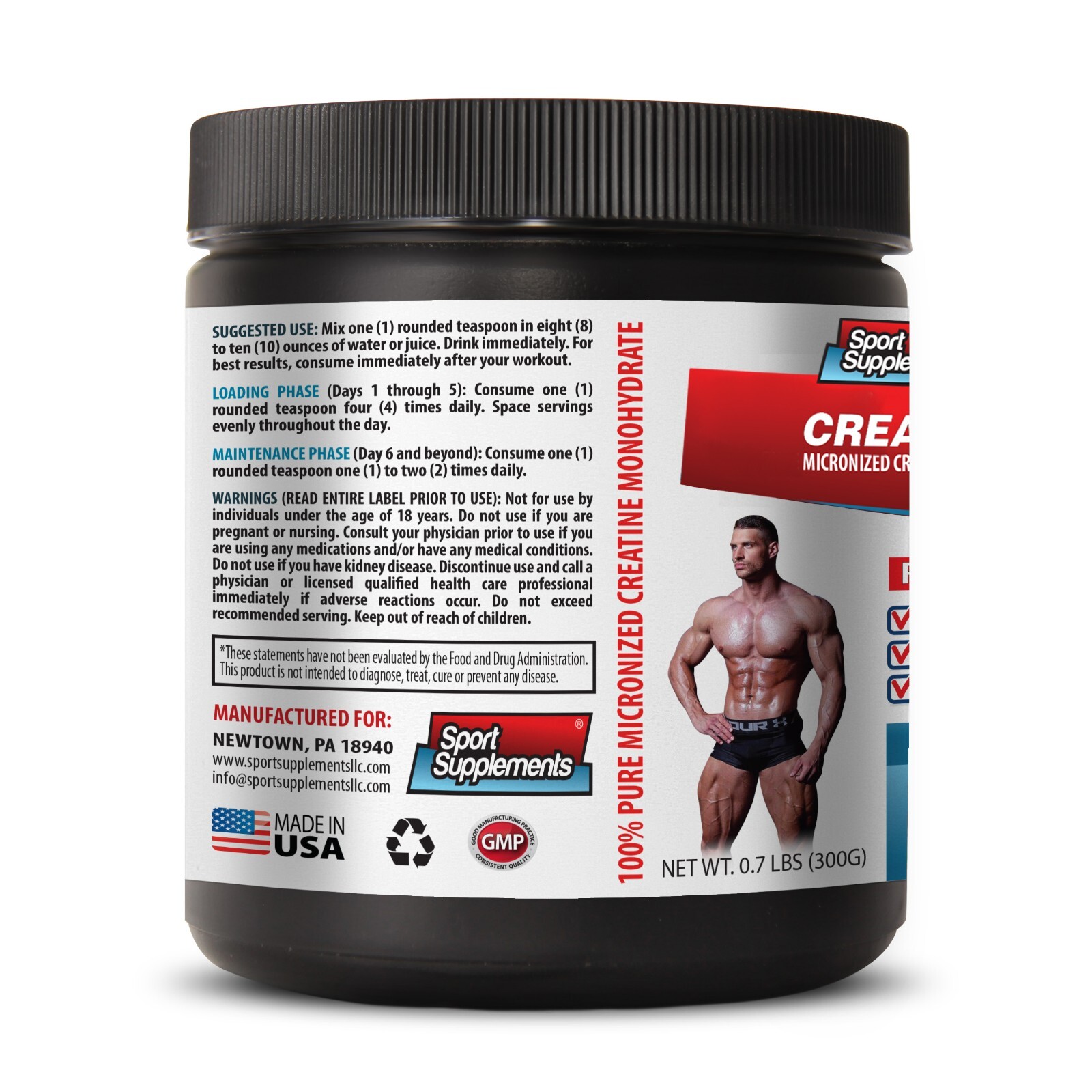 Optimize Muscle Energy – MICRONIZED MONOHYDRATE CREATINE – Muscle Boost 3B 900G