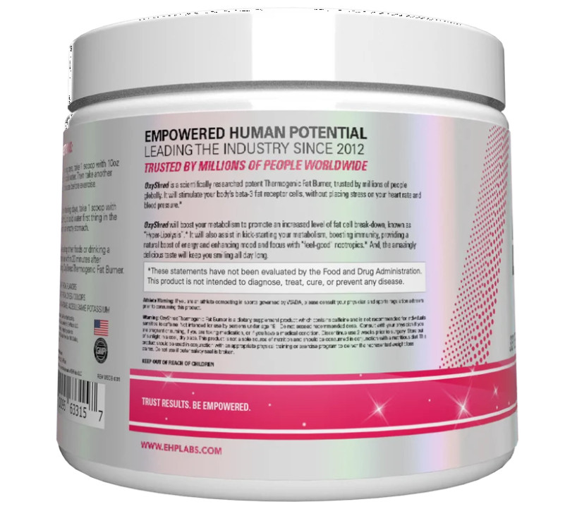 EHP Labs OxyShred Pre Workout Cosmic Blast 33 Servings Powder