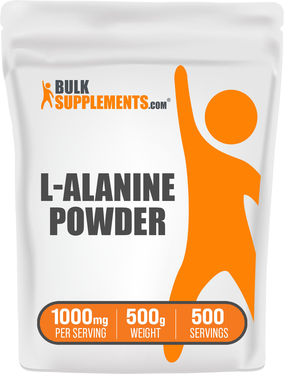 BulkSupplements L-Alanine Powder – 1000 mg Per Serving