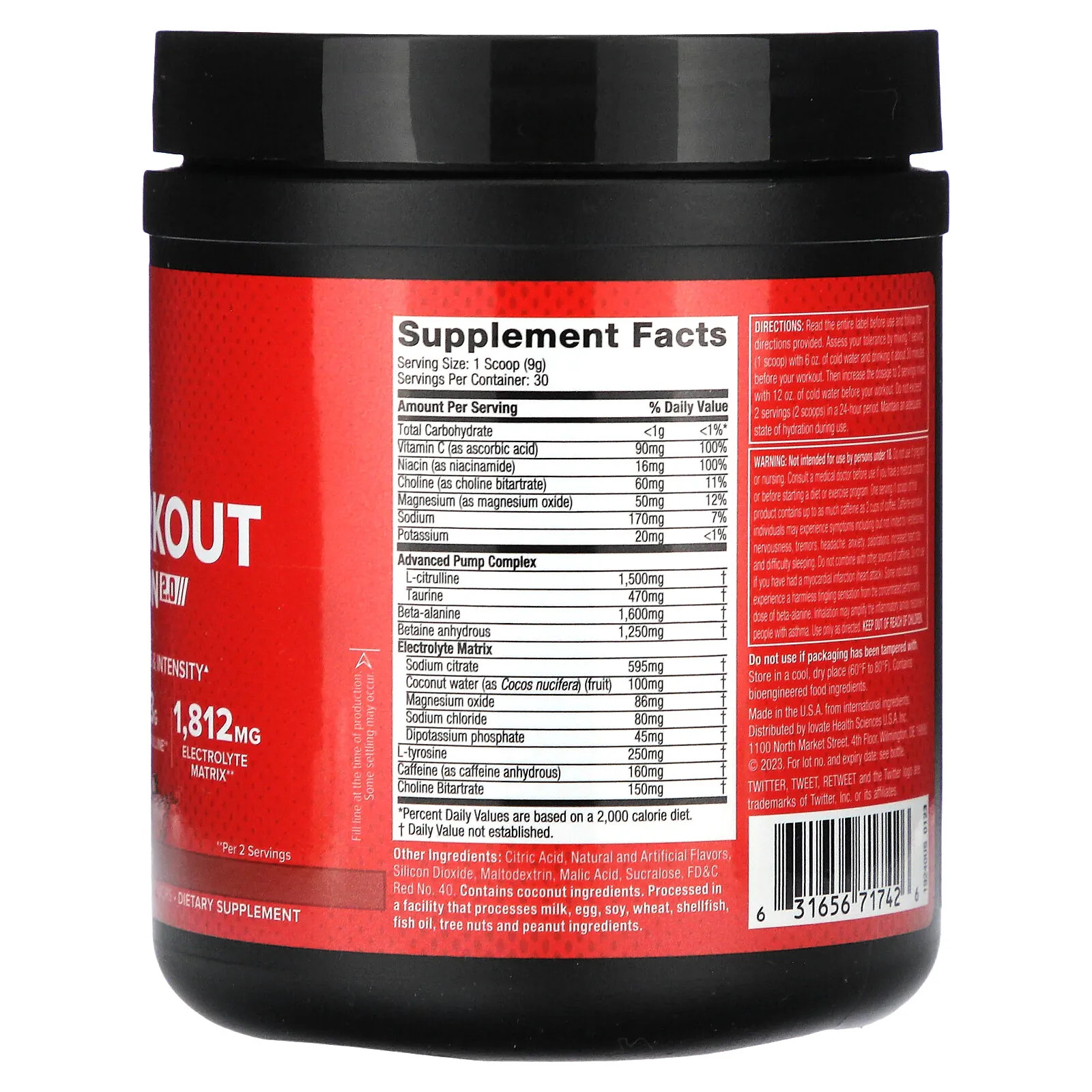 Pre-Workout Explosion 2.0, Fruit Punch, 9.52 oz, EXP 11/2025 BUY MORE & SAVE!!