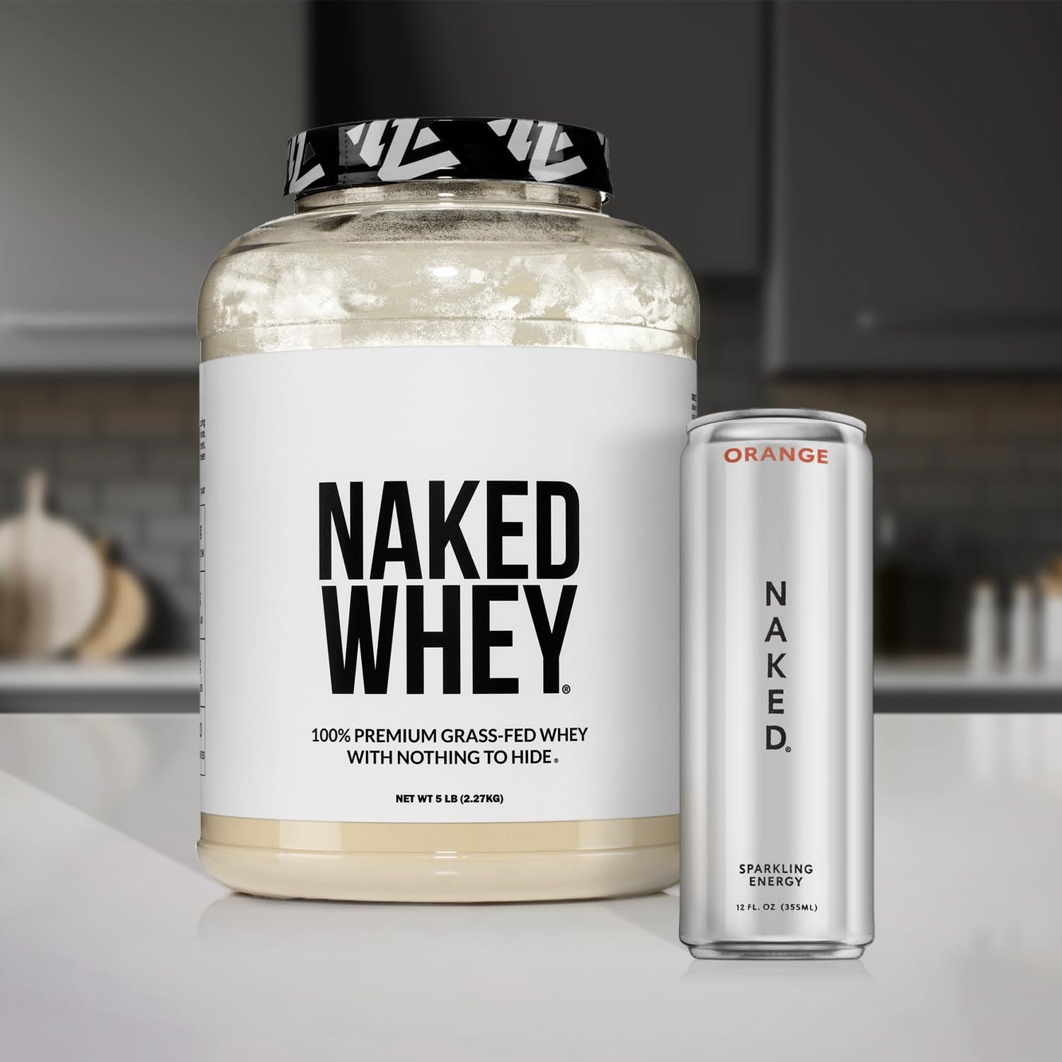 NAKED Whey Vanilla Protein Powder – Only 3 Ingredients – 2 Pound (Pack of 1)