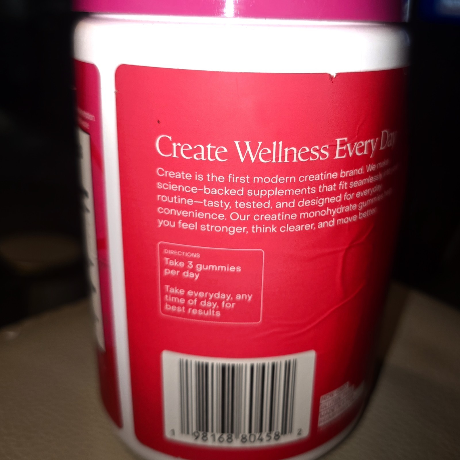 Creatine Monohydrate Gummies for Men & Women Boost Focus Strength Endurance *New