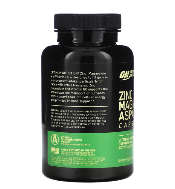 Zinc Magnesium Aspartate, 90 Capsules