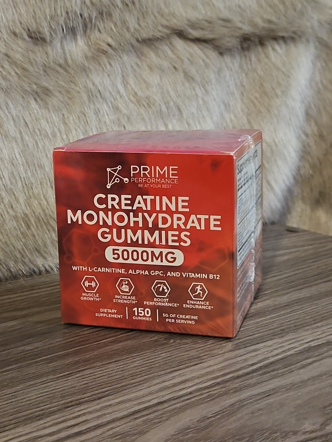 PRIME PERFORMANCE – Creatine Monohydrate Gummies 5000mg 150 Count Exp. 12/2025