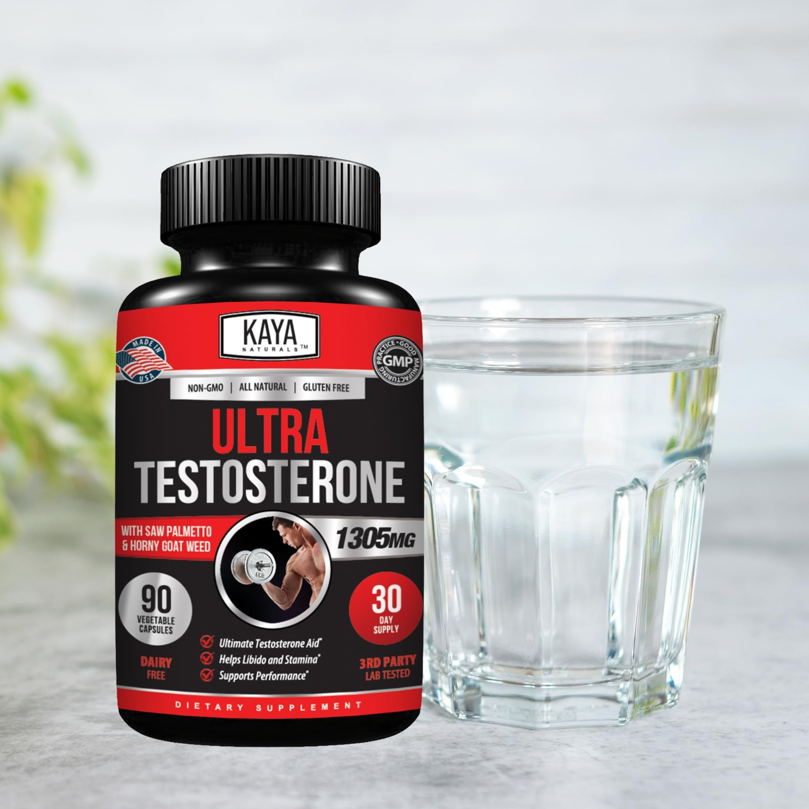Kaya Naturals Ultra Testosterone – Men’s 90 Count (Pack of 1)