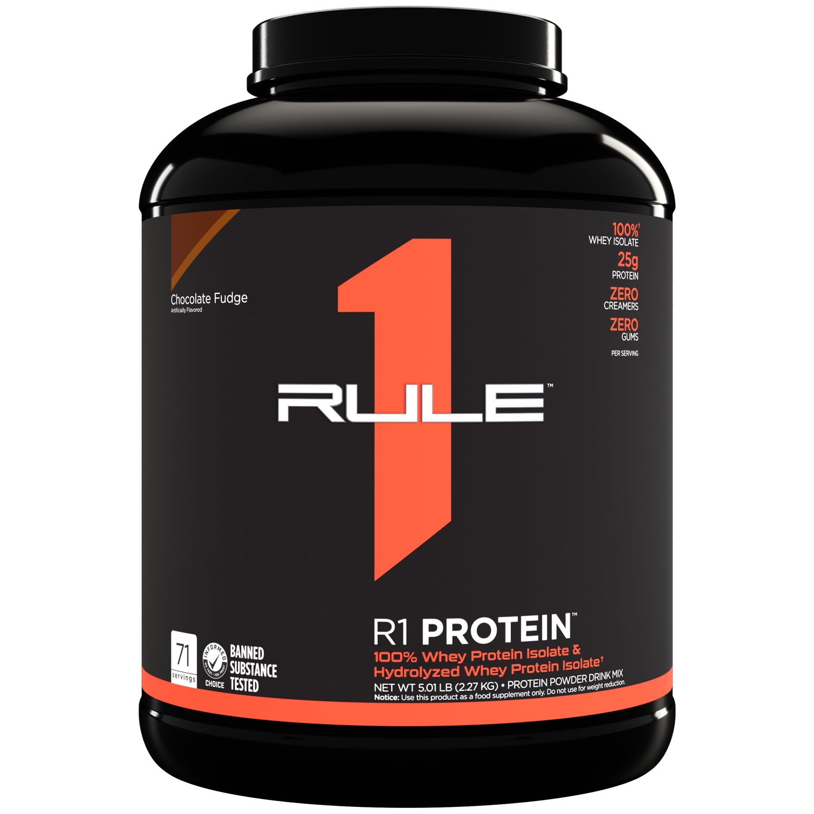 Rule One Proteins R1 Protein – 25g Fast-Acting Super-Pure 100% Isolate and Hy…