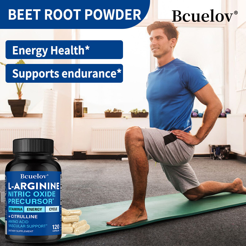 L-Arginine + L-Citrulline Extra Strength Nitric Oxide & Circulation Boost