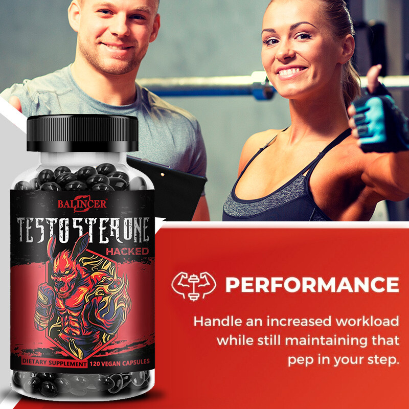 Strength Testosteron Booster Test Capsule-Increase Energy,Muscle Strength&Growth