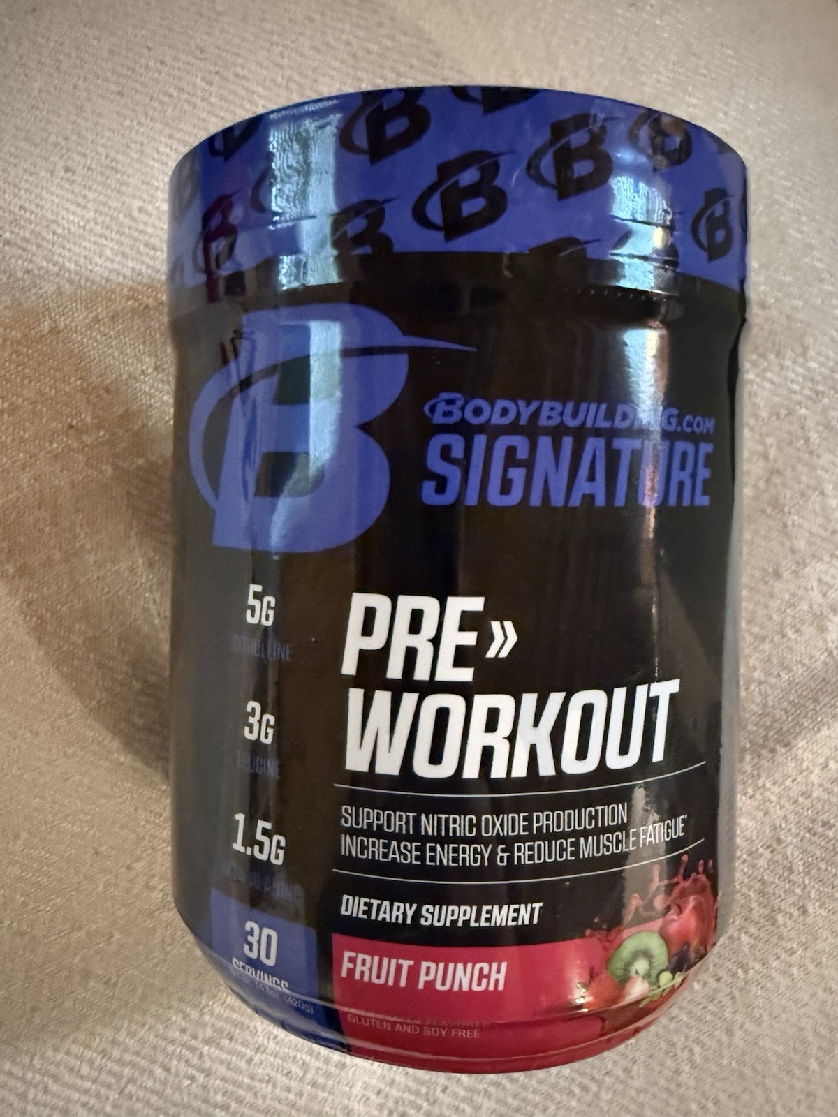 Bodybuilding Pre-Workout Fruit Punch