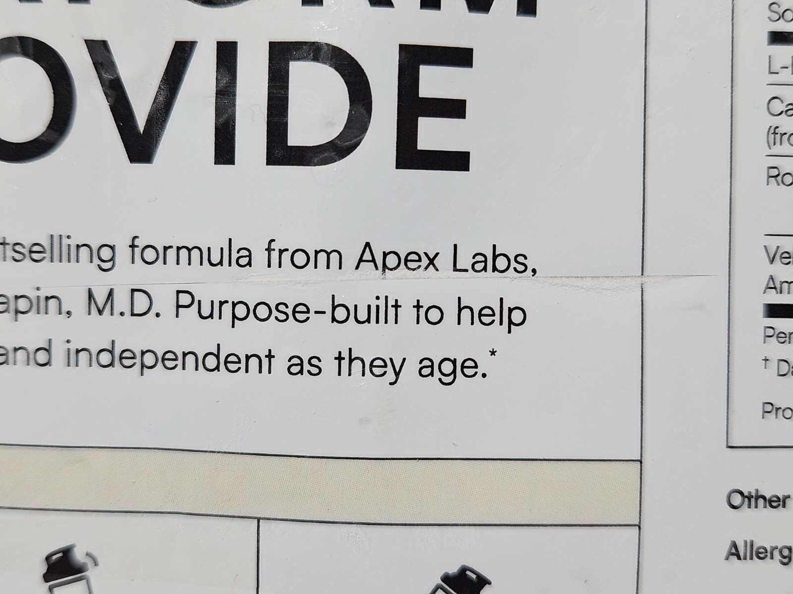 DAMAGED – Apex Labs Muscle Defense Vanilla Protein Shake 15 Servings – New