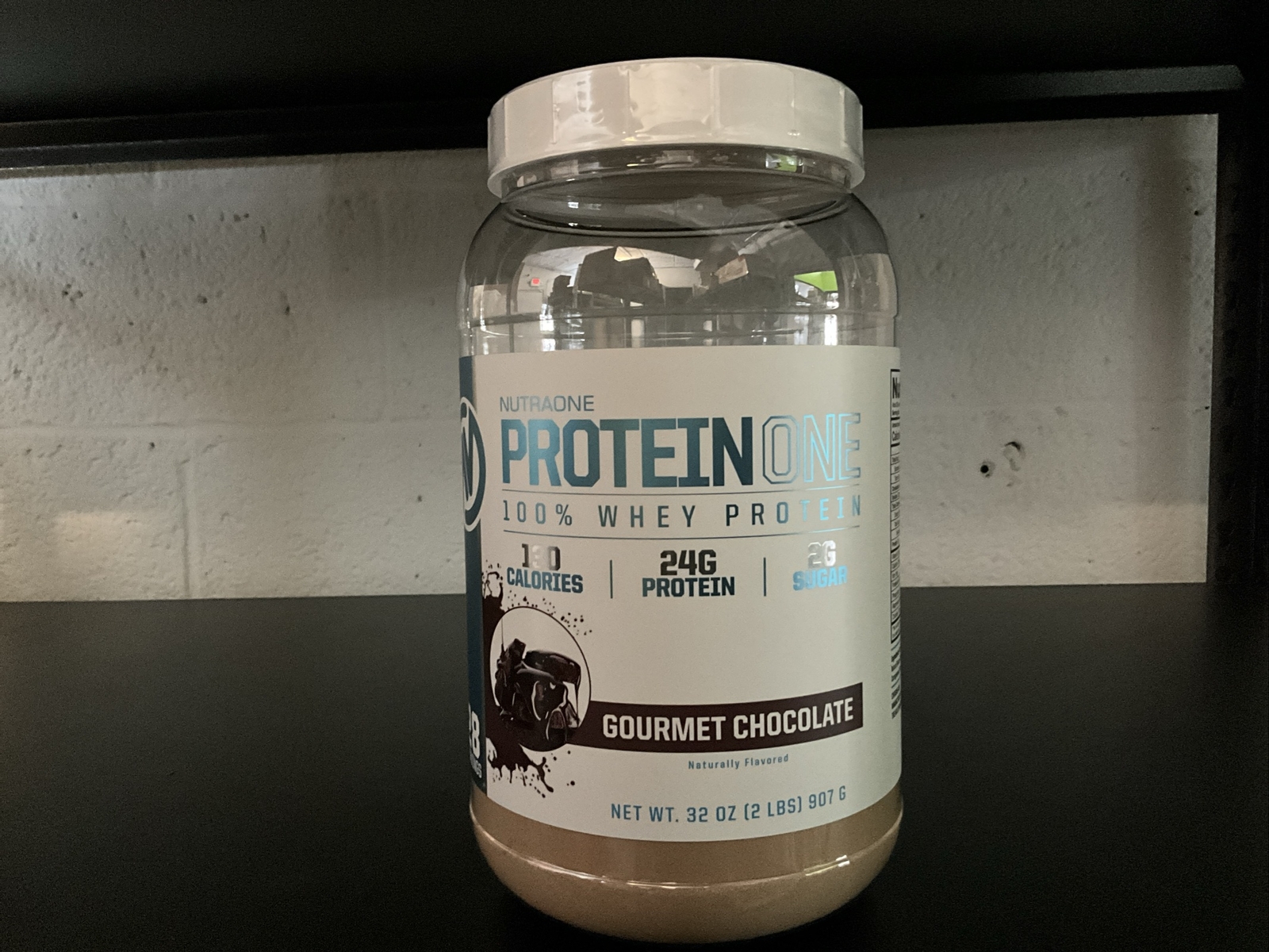 NUTRAONE ProteinOne 100% Whey Protein Gourmet Chocolate. 32oz/(2 Lbs) NEW