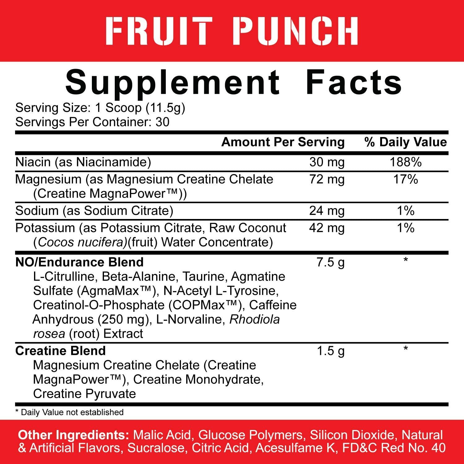 5% Nutrition Rich Piana KILL IT *Legendary Pre-Workout* 30 Servings- ALL FLAVORS