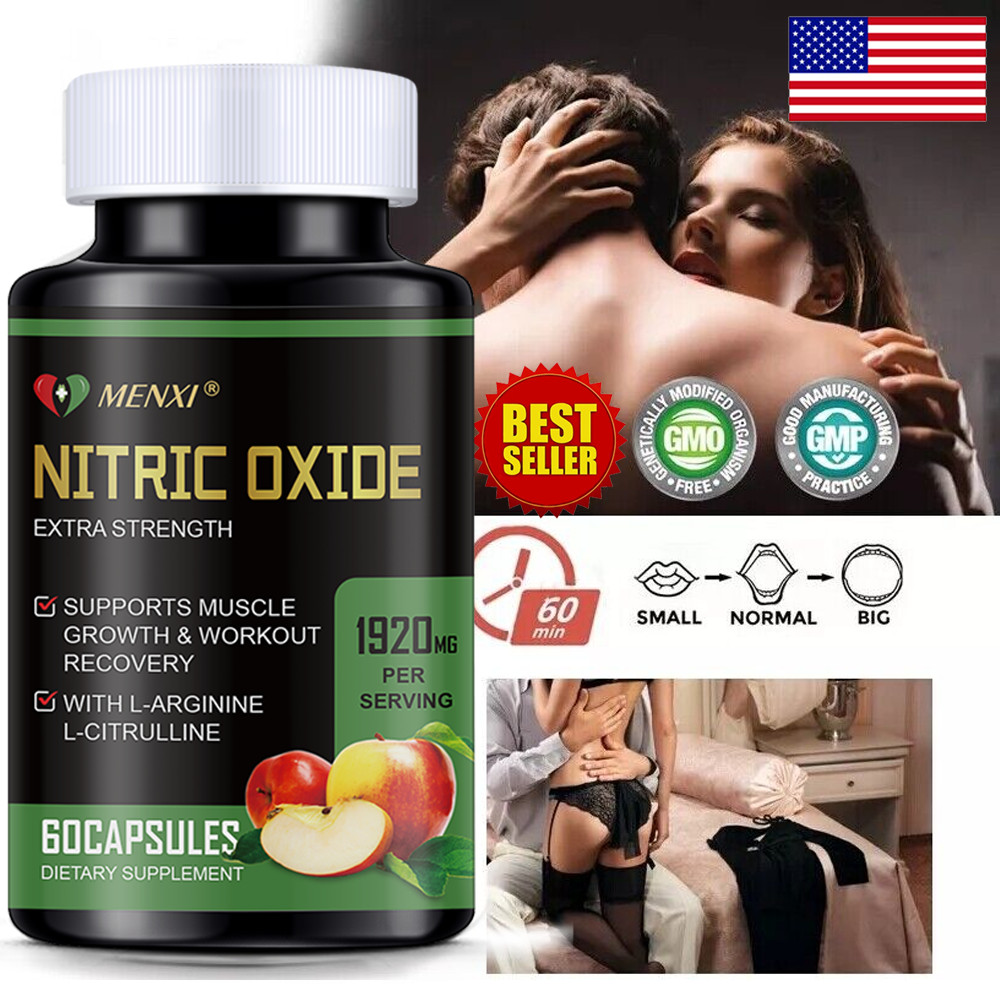 Nitric Oxide Booster Supplement Extra Strength Premium Workout Muscle Pump