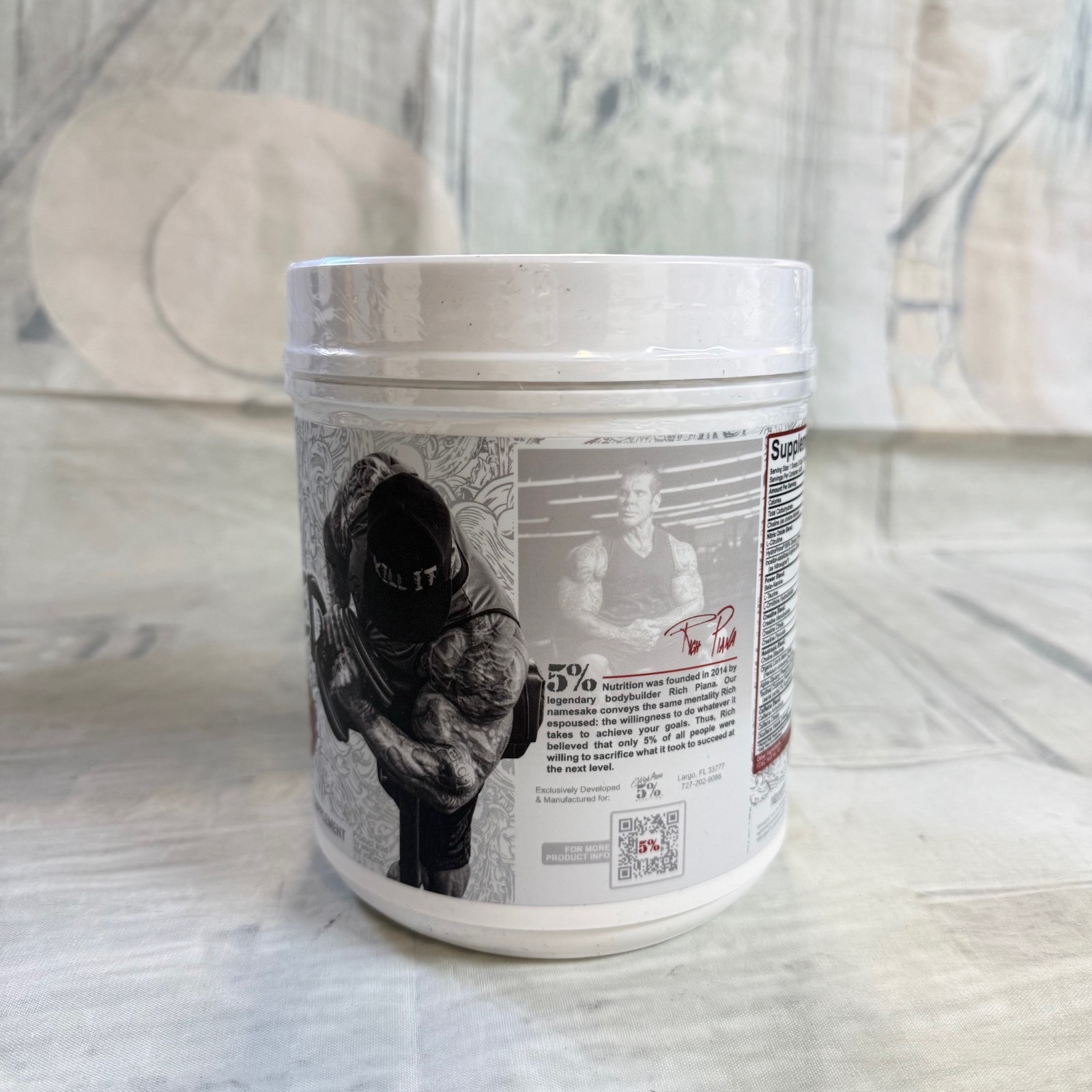 5% Nutrition Rich Piana Reloaded High Stim Pre-Workout | Ultra Energy EXP. 07/28