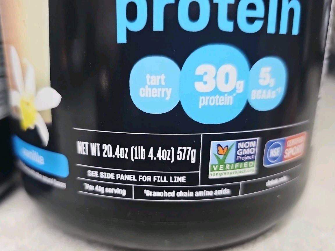 LOT OF 2 Vega Sport Protein Powder Vanilla (14 Servings, 20.4 oz) Vegan