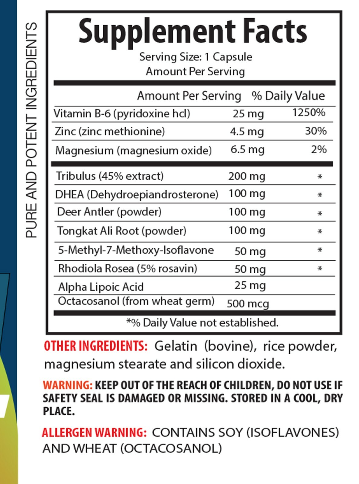 Alpha Lipoic Acid – MUSCLE MAKER PLUS – Sexual Health – Lean Muscle – 3Bot 180Ct