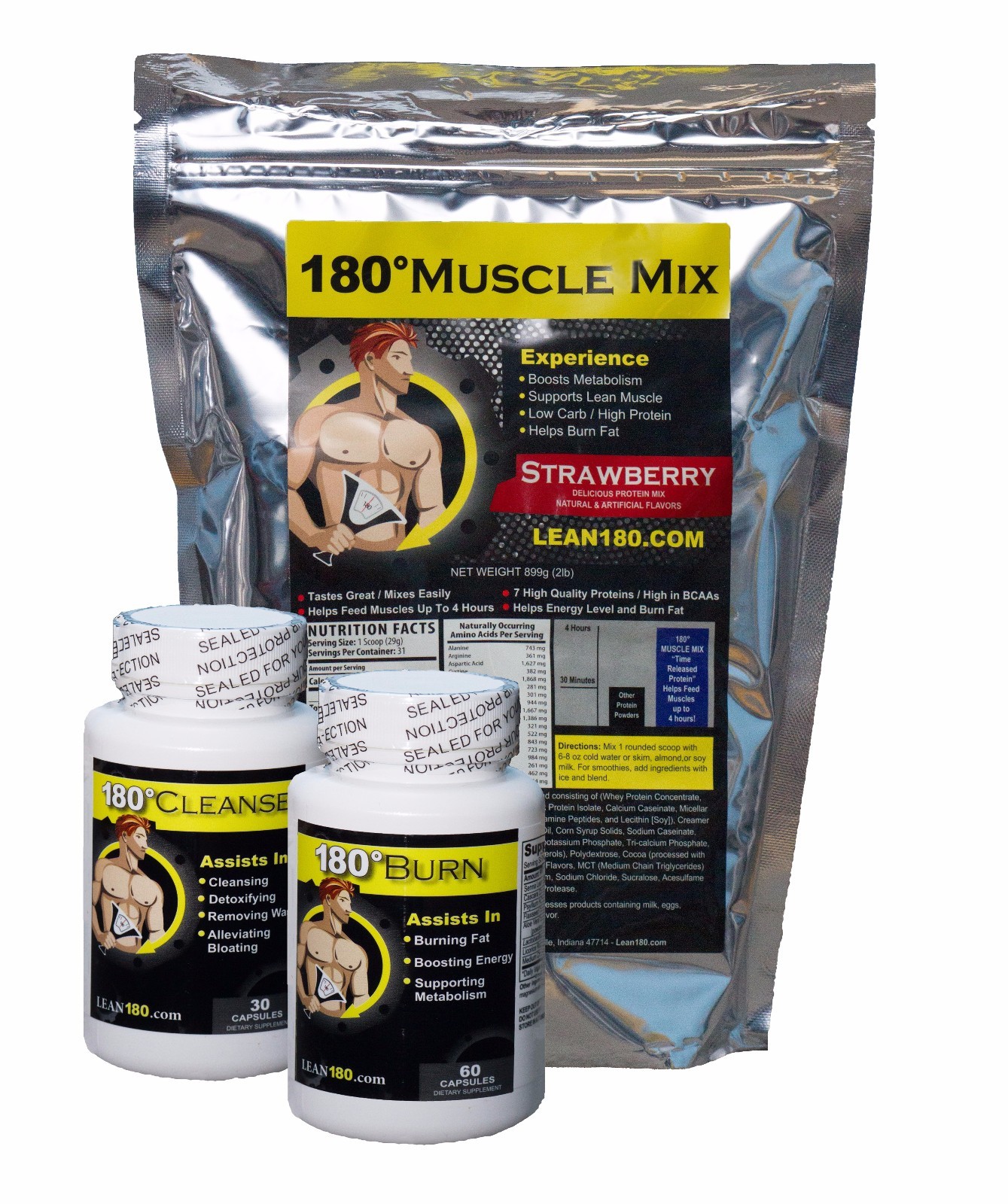 Lean 180 Get Lean Kit, Tone Up, Lose Weight, Shed Body Fat Fast, 30 Day System