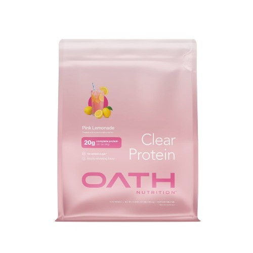 Oath Nutrition 18 Servings Cleary Whey Protein Powder – Pink Lemonade