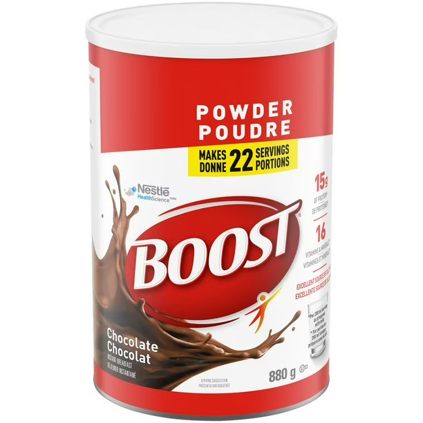 Boost Powder Chocolate Instant Breakfast Drink Mix 31oz / 880g Canister FRESH