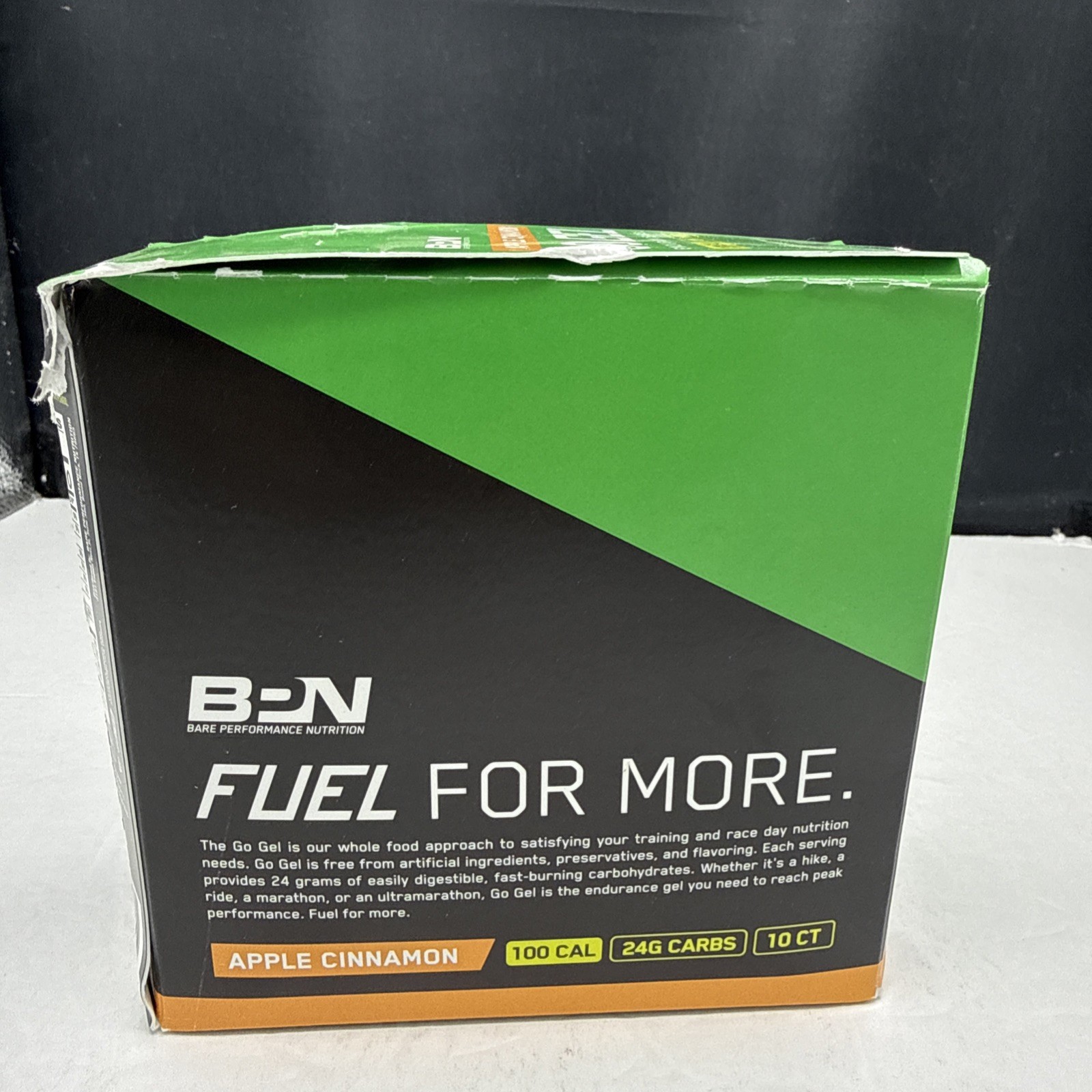 BARE PERFORMANCE NUTRITION, BPN Go Gel Endurance, Apple Cinnamon 10pk