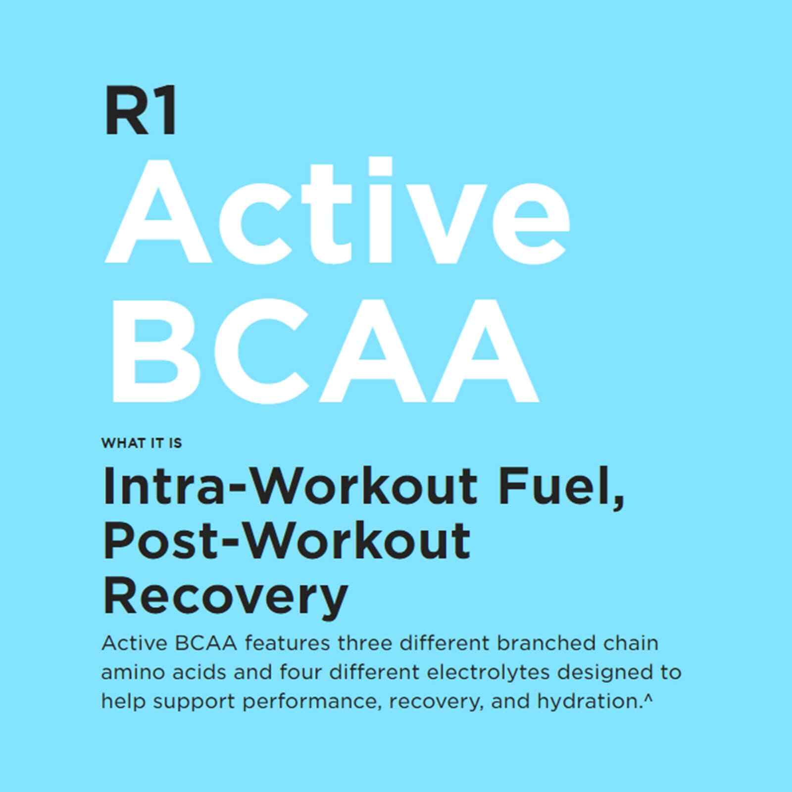 RULE 1 Train BCAAs 30 serv Peach Mango Stim Free Intra Workout 450g