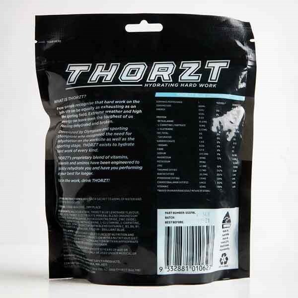 THORZT SSSFBL – 50 x 3gm Sachets Blue Lemonade Flavour Sugar Free Solo Shots