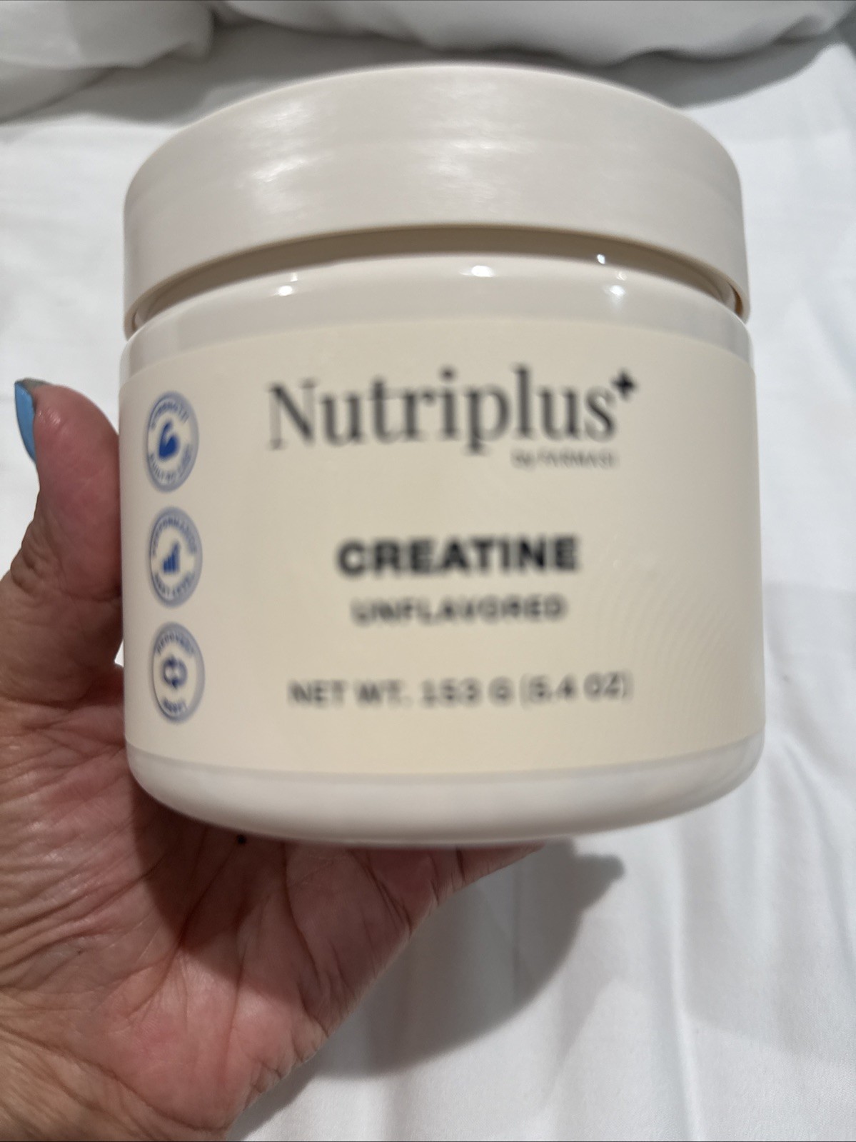 Nutriplus Creatine Powder Unflavored 5.4 oz Bodybuilding Supplement Unopened New