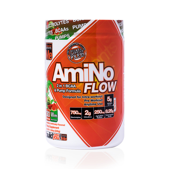 Muscle Elements Amino Flow BCAA 2:1:1 Intra Workout WATERMELON (30 Servings)