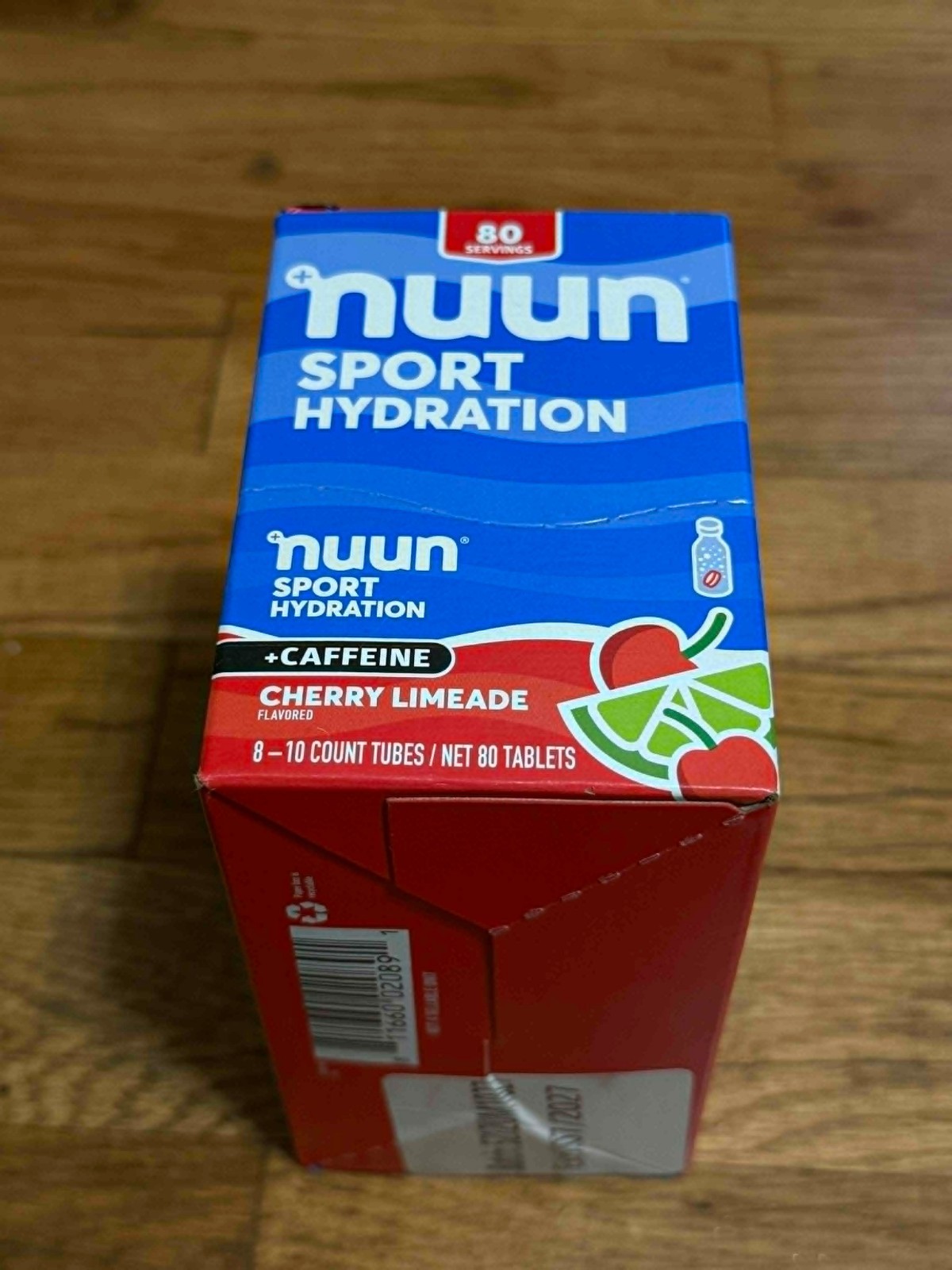 Nuun Sport + Caffeine Hydration Tablets Box of 8 Tubes New Sealed EXP 07/27