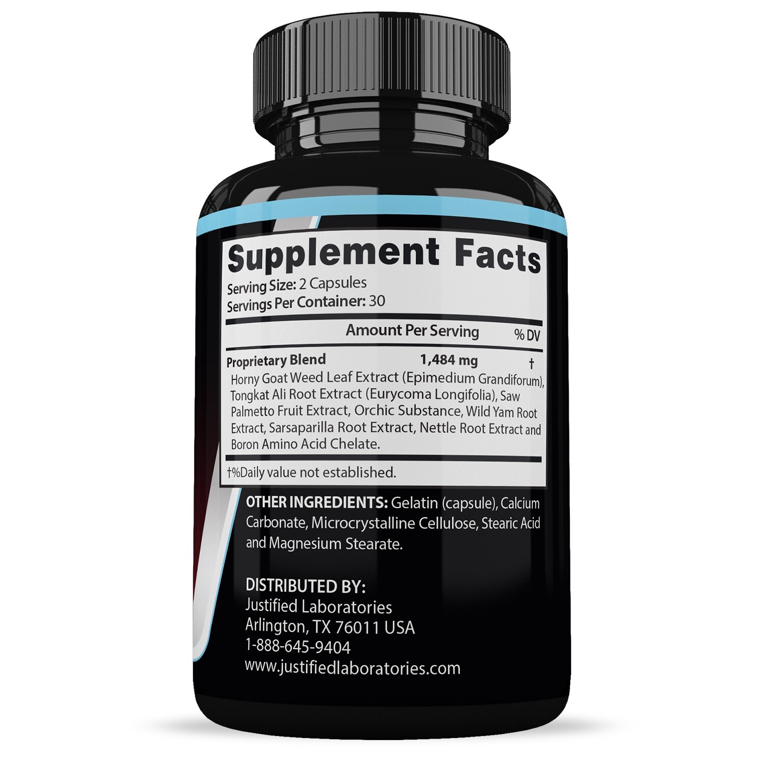 XL Real Muscle Gainer Men’s Health Supplement 1484mg 60 Capsules