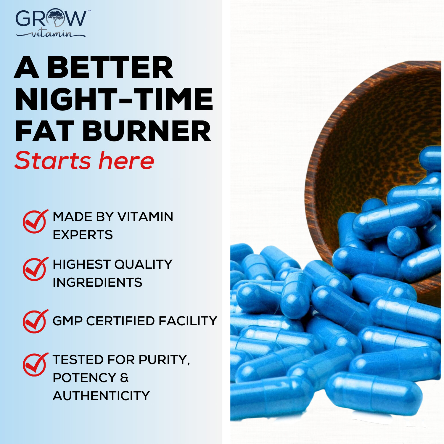 BPI Sports Nite Burn: Night Time Sleep Aid & Fat Burner for Diet, Weight Loss