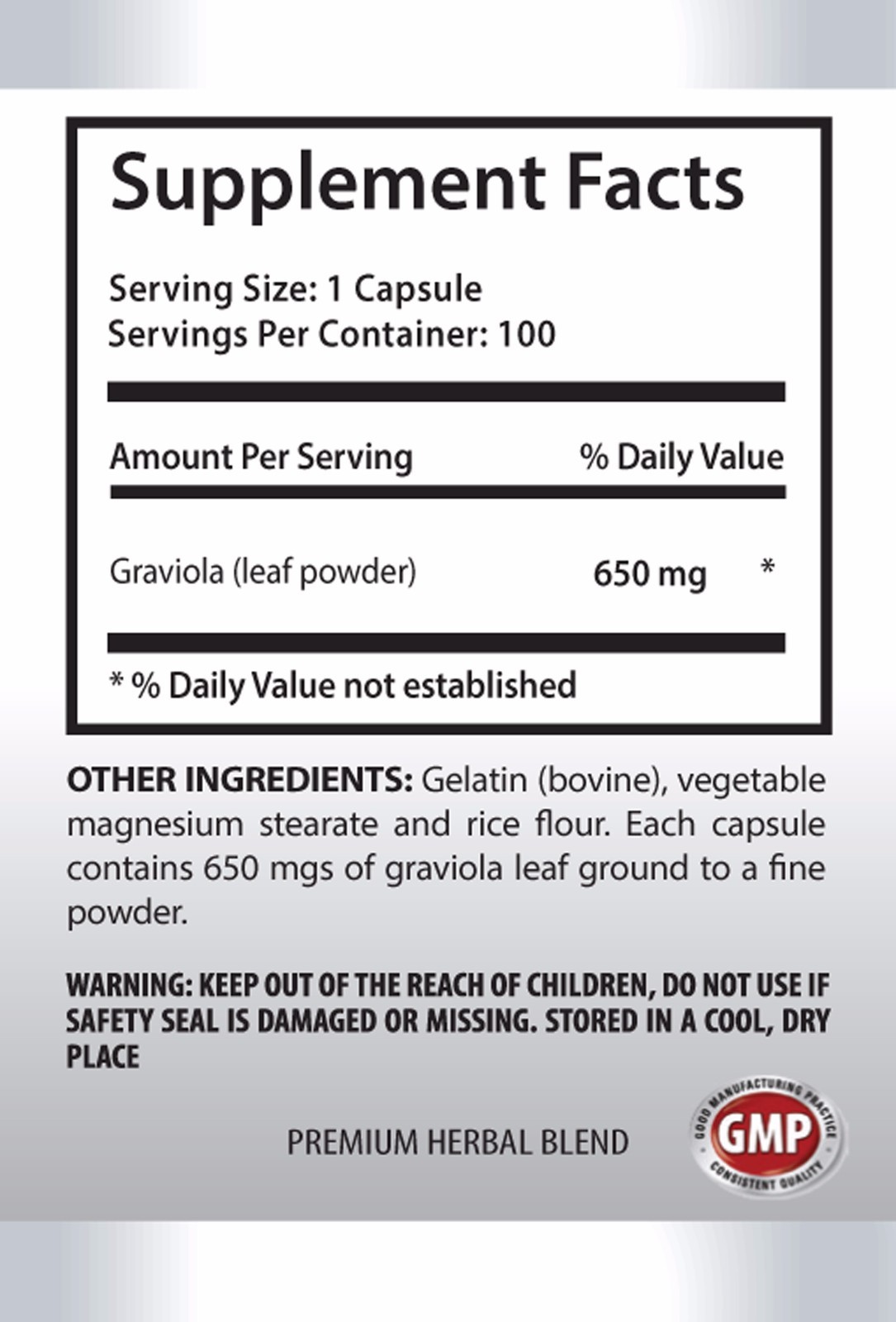 Energy vitamins – GRAVIOLA- KOREAN GINSENG COMBO- ginseng for men