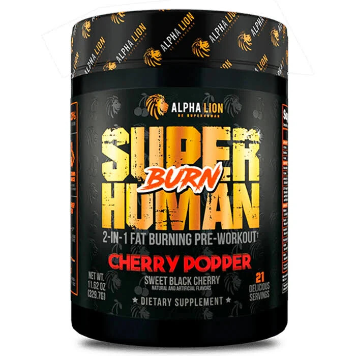 ALPHA LION SUPERHUMAN (BURN) 2-IN-1 FAT BURNING PTRWORKOUT FREE SHIPPING