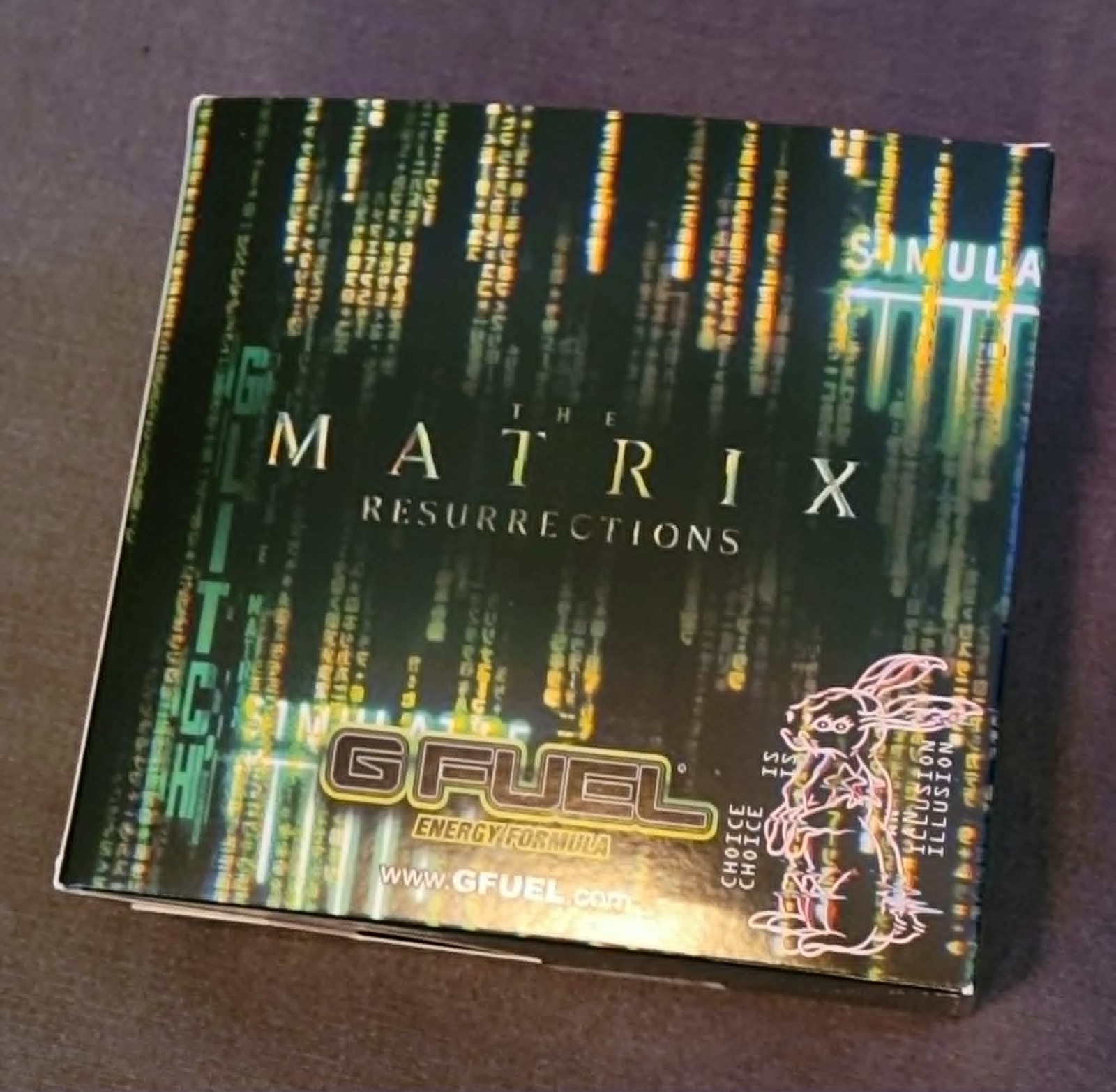 GFUEL The Matrix Resurrections Limited Edition Collectors Box Brand New G FUEL