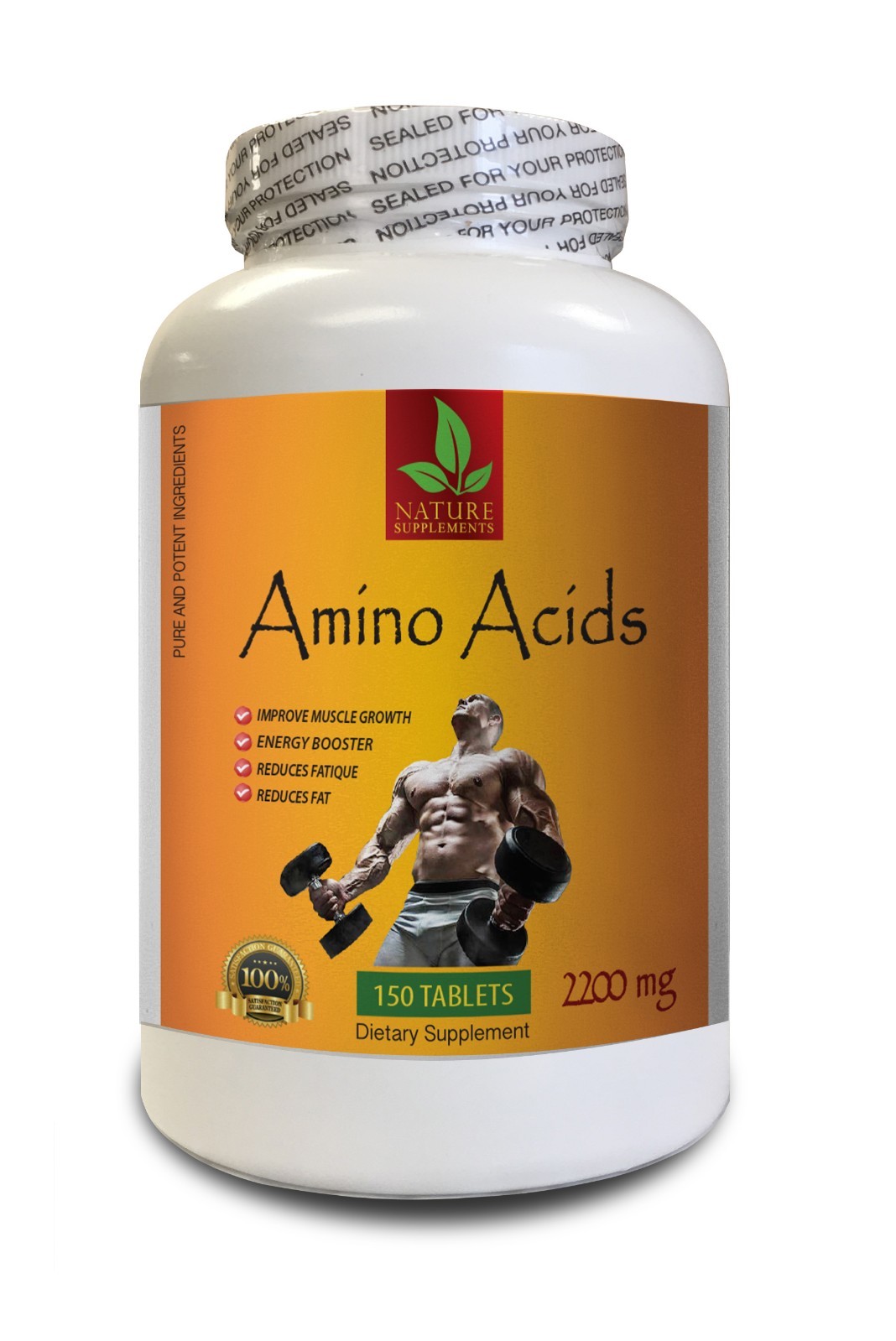 Sport Supplements – AMINO ACIDS 2200mg – Pre Workout – 1 Bottle 150 Tablets